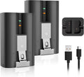 DangChu Ring Doorbell Battery 2 Pack + Charger - Long-lasting Power!