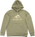 adidas Men's Camo Logo Fill Basketball Hoodie - Comfortable Fleece Fit