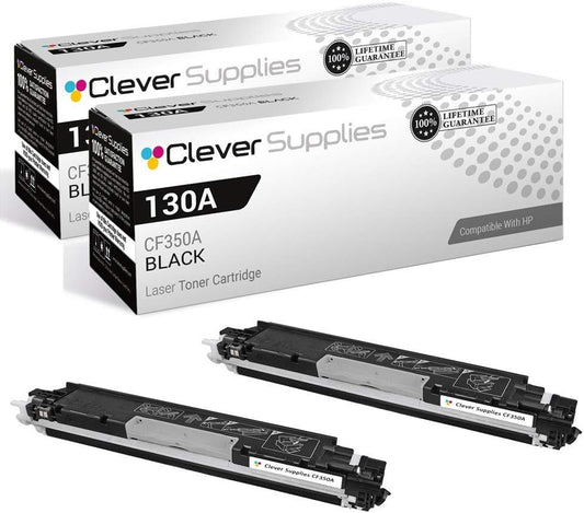 Vibrant Yellow Toner for HP 130A: Clever Supplies