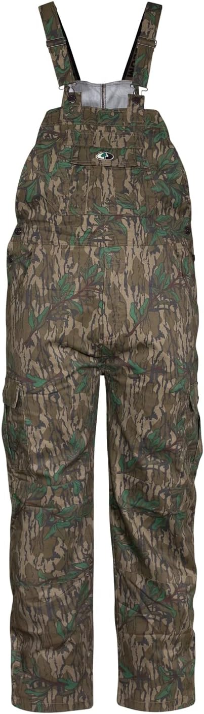 Mossy Oak Cotton Mill 2.0 Camo Hunting Bibs for Men