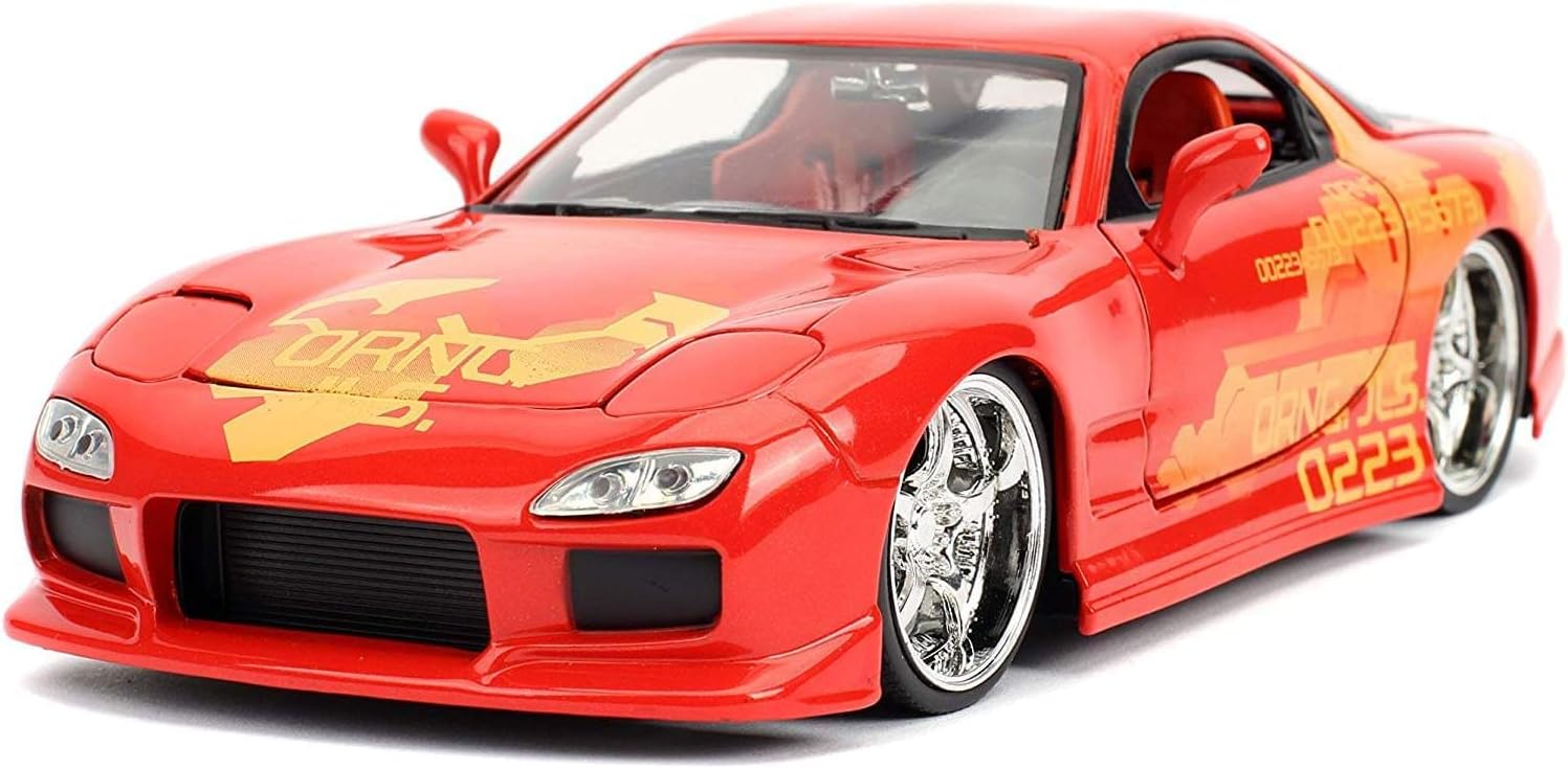Jada 1/24 Mazda RX-7 Diecast - Fast & Furious Movie Car
