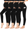 Maternity Leggings with Pockets Over The Belly Butt Lift - 4 Pack 8%