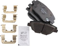 TRQ Front Brake Pads Ceramic Compatible with 2011-2016 Optima/Sonata