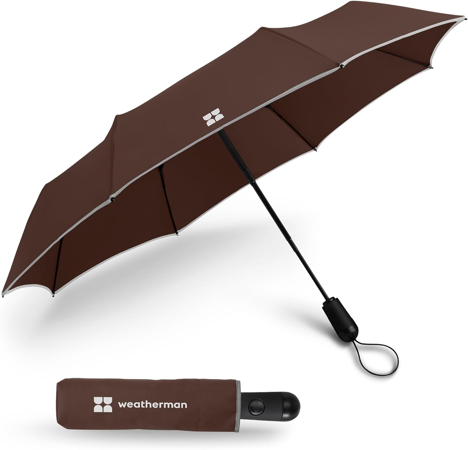 Weatherman Compact Mini Umbrella - Windproof Travel Umbrella