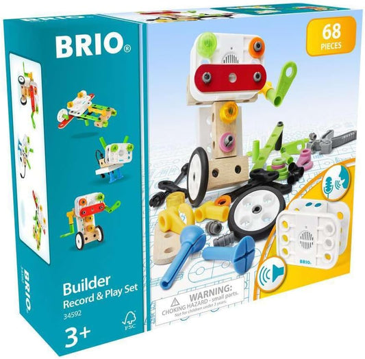 BRIO Builder 34592 - 67-Piece Construction Set for Kids