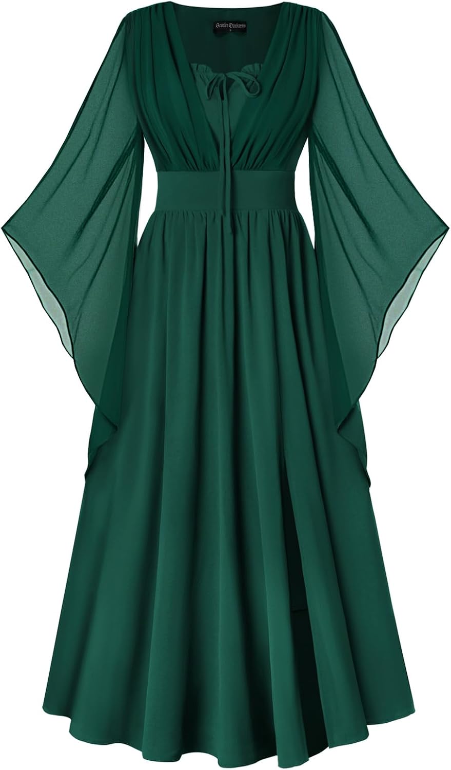 Elegant Renaissance Dress with Pockets for Women - Maxi Style