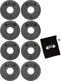 Micro Gainz Standard 1-Inch Fractional 8 Piece Weight Plates - Precise