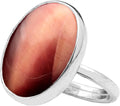 Natural Amazonite Crystal Ring 925 Sterling Silver (Style RWQR)