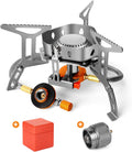 Windproof Camp Stove 3500W Portable Burner - Fast Boil for Backpacking