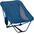 iClimb Low Ultralight Compact Camping Folding Chair - Stable Low Seat