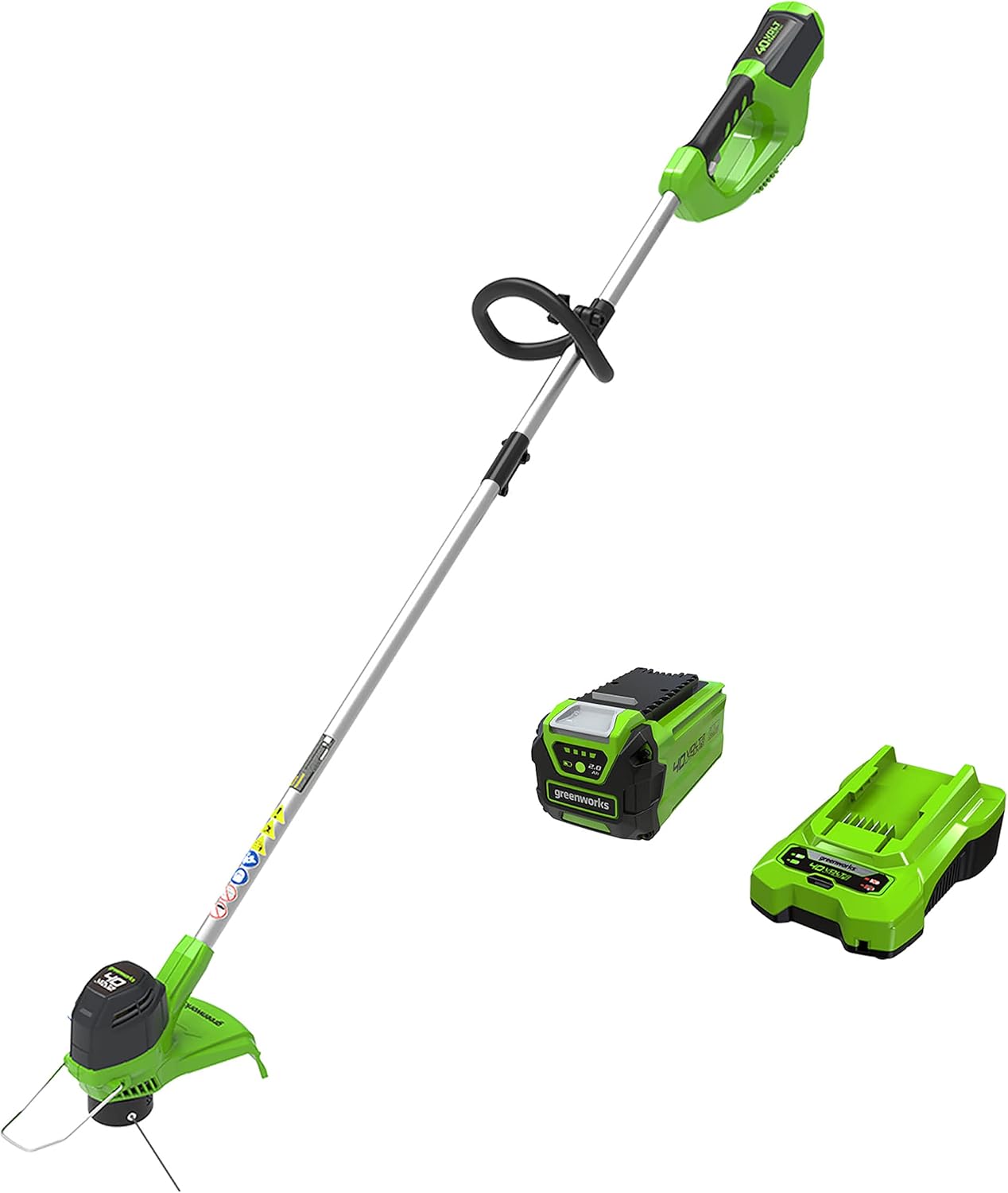 Greenworks 40V 12 Inch Cordless String Trimmer for Easy Lawn Care