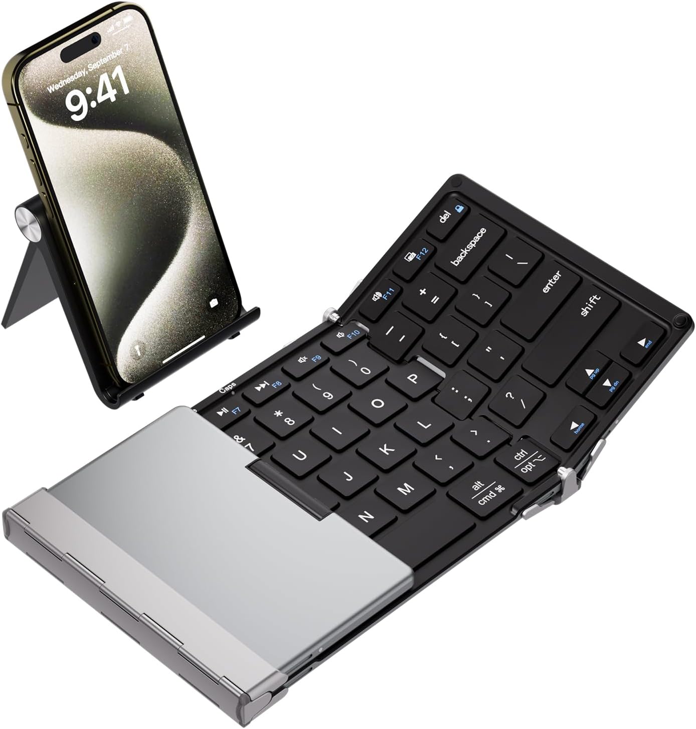 iClever BK05S Foldable Bluetooth Keyboard: Pair Up to 4 Devices!