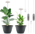 11 Inch Plant Pots with LED Grow Lights and Soil Meter - Complete Kit