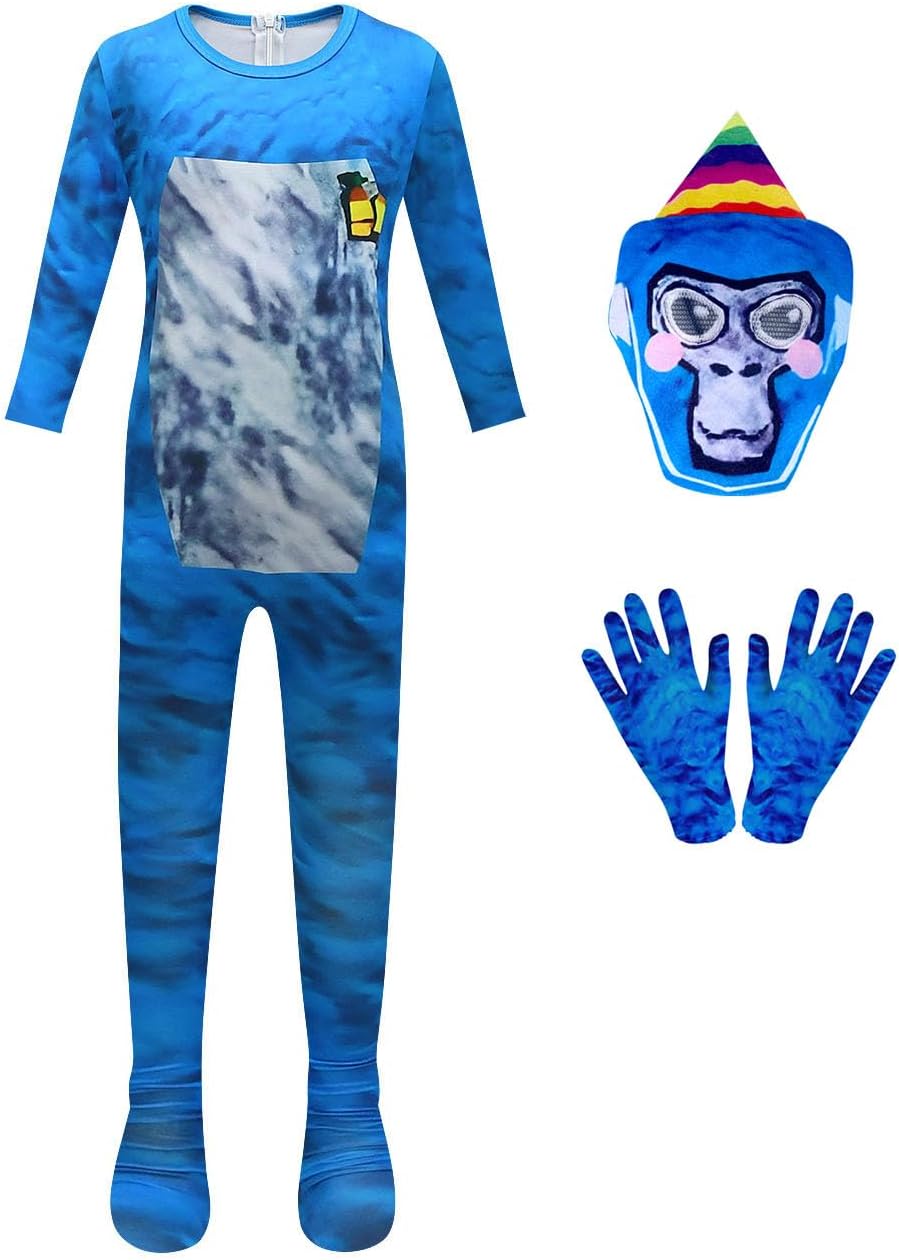Kids Boy Costume Halloween Dress Up Cosplay Outfits Jumpsuit