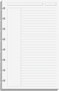 Levenger Circa Annotation 1/4 Inch Ruled Refill, 300 Sheets - Junior