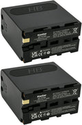 Kastar NP-F970S 2-Pack Camera Battery Replacement - Extended Runtime