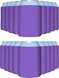 PartyPrints 1000 Pack Orchid Can Cooler Sleeves - Extra Thick