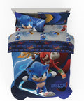 Sonic The Hedgehog 3 Kids Bedding 4-Piece Twin Set - Reversible