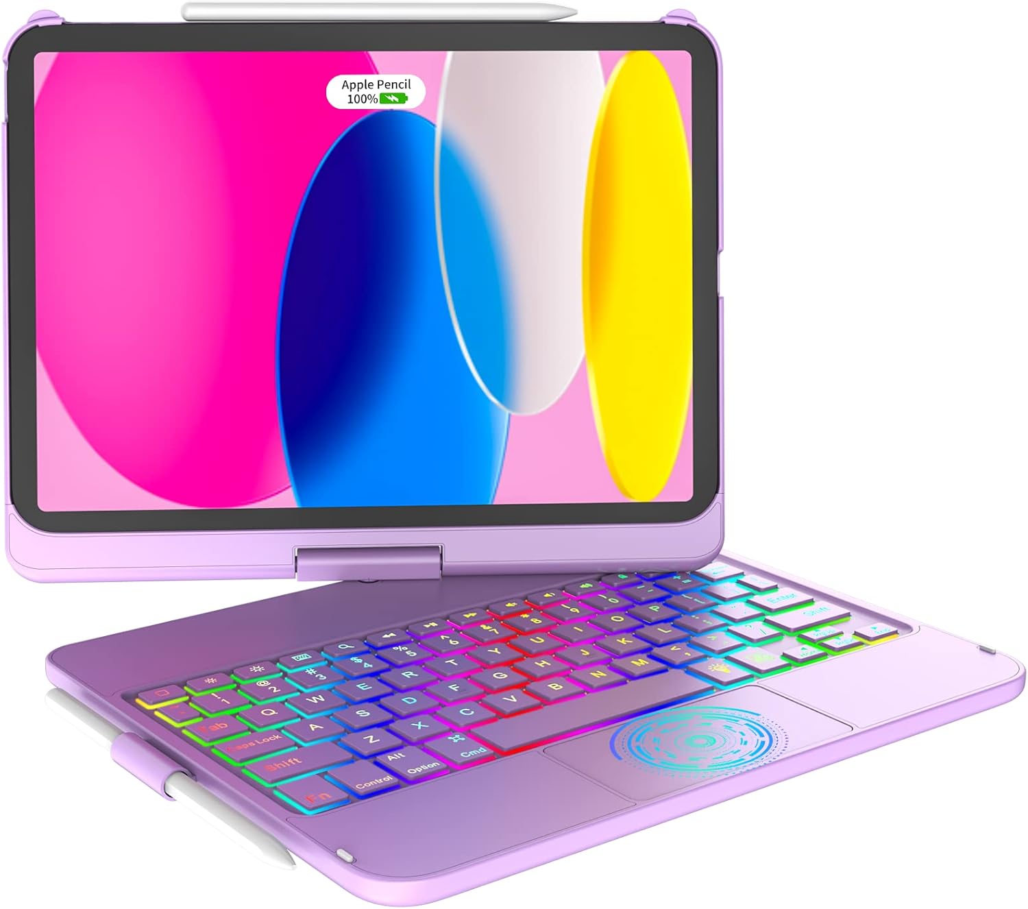 Touchpad Keyboard Case for iPad 11th/10th Gen with Backlit Keys