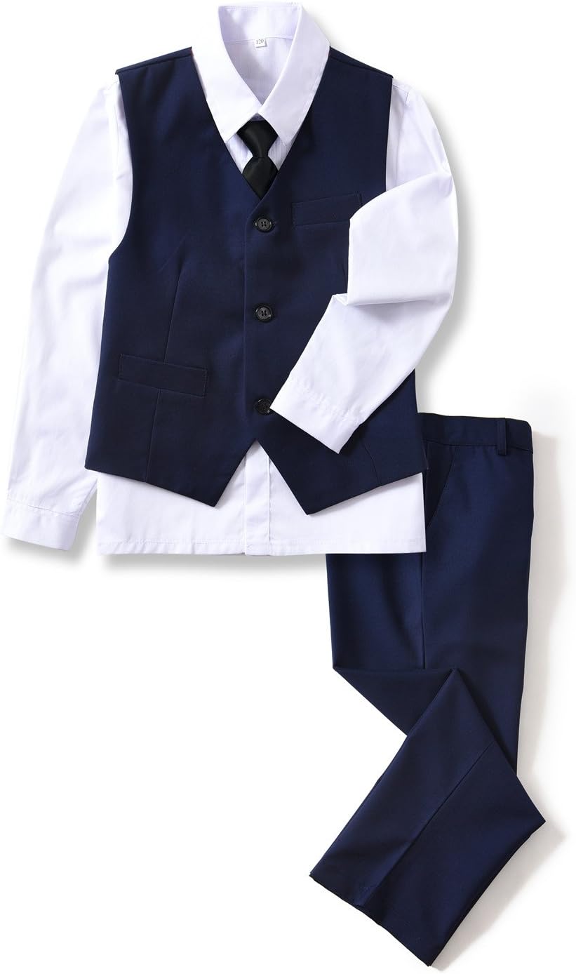 YuanLu Boys Suit Dress Clothes for Weddings and Formal Events