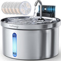 Wireless Cat Water Fountain with Battery Separation for Pets