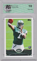 2013 Topps Football Geno Smith RC Jets Rookie Card - PGI 10