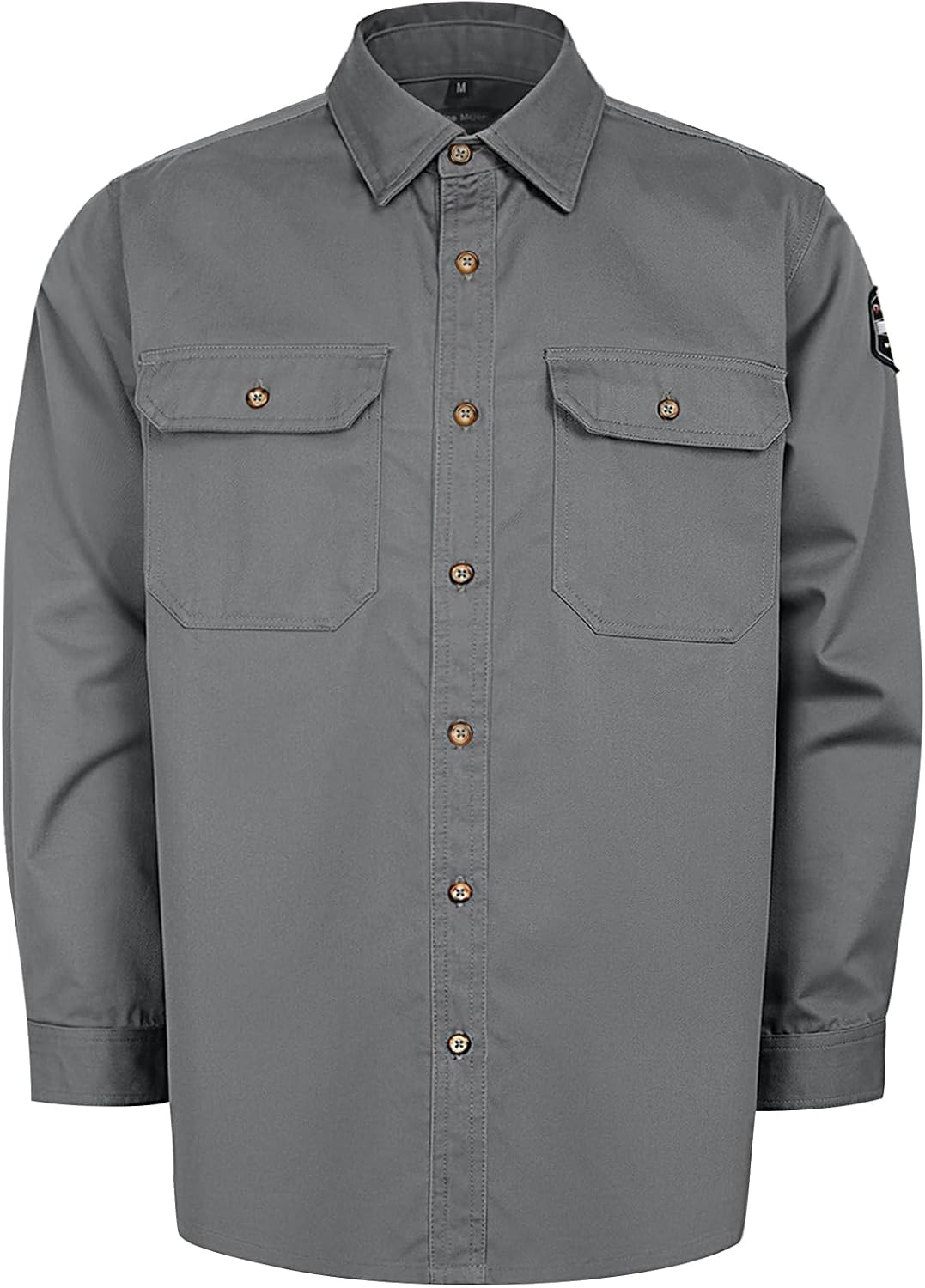 Men's Grey FR Shirts for Comfort and Safety in Work Environments