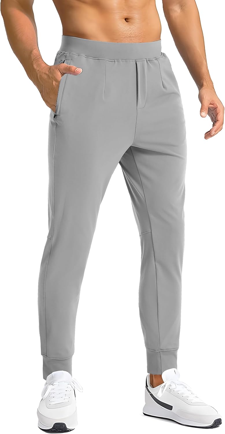 Lightweight Zipper Pocket Joggers for Versatile Workouts