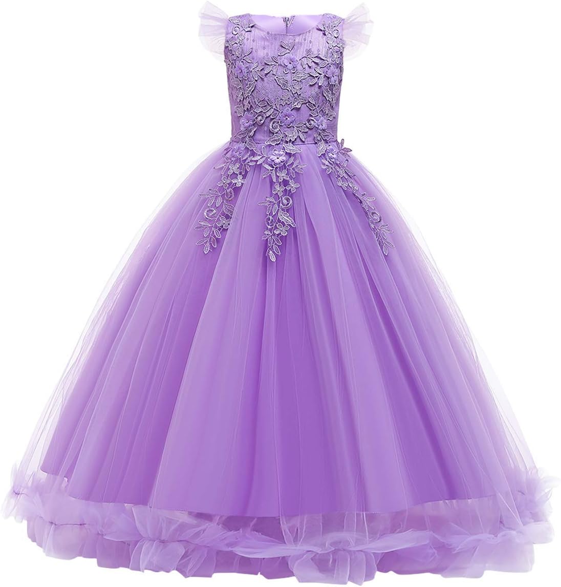 Flower Girls Maxi Dress for Weddings and Special Occasions