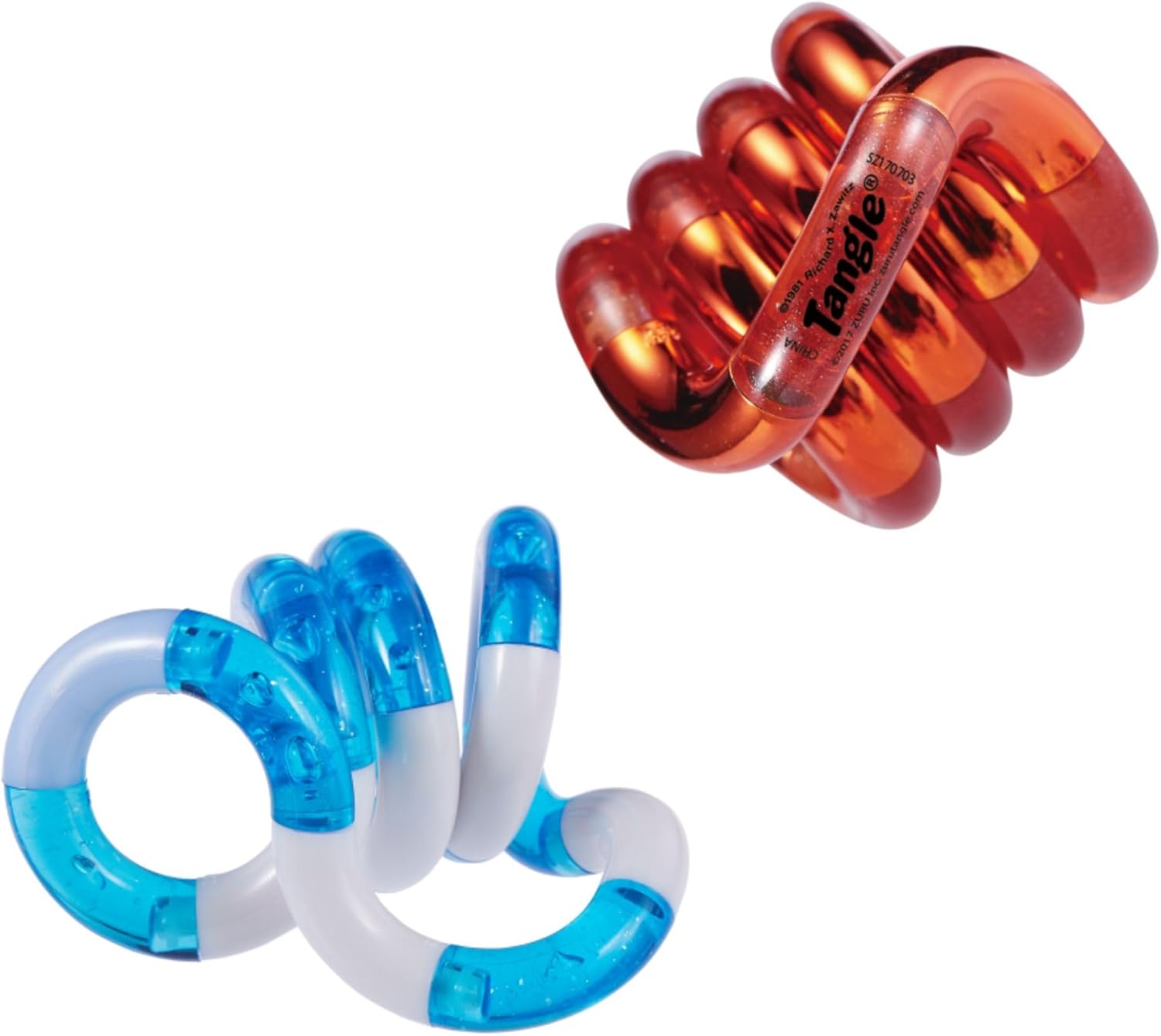 Tangle Crush 2-Pack: Fire & Ice Twists for Endless Fun!
