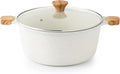 Ceramic Nonstick Stock Pot 7 Qt - Healthy, Induction Ready