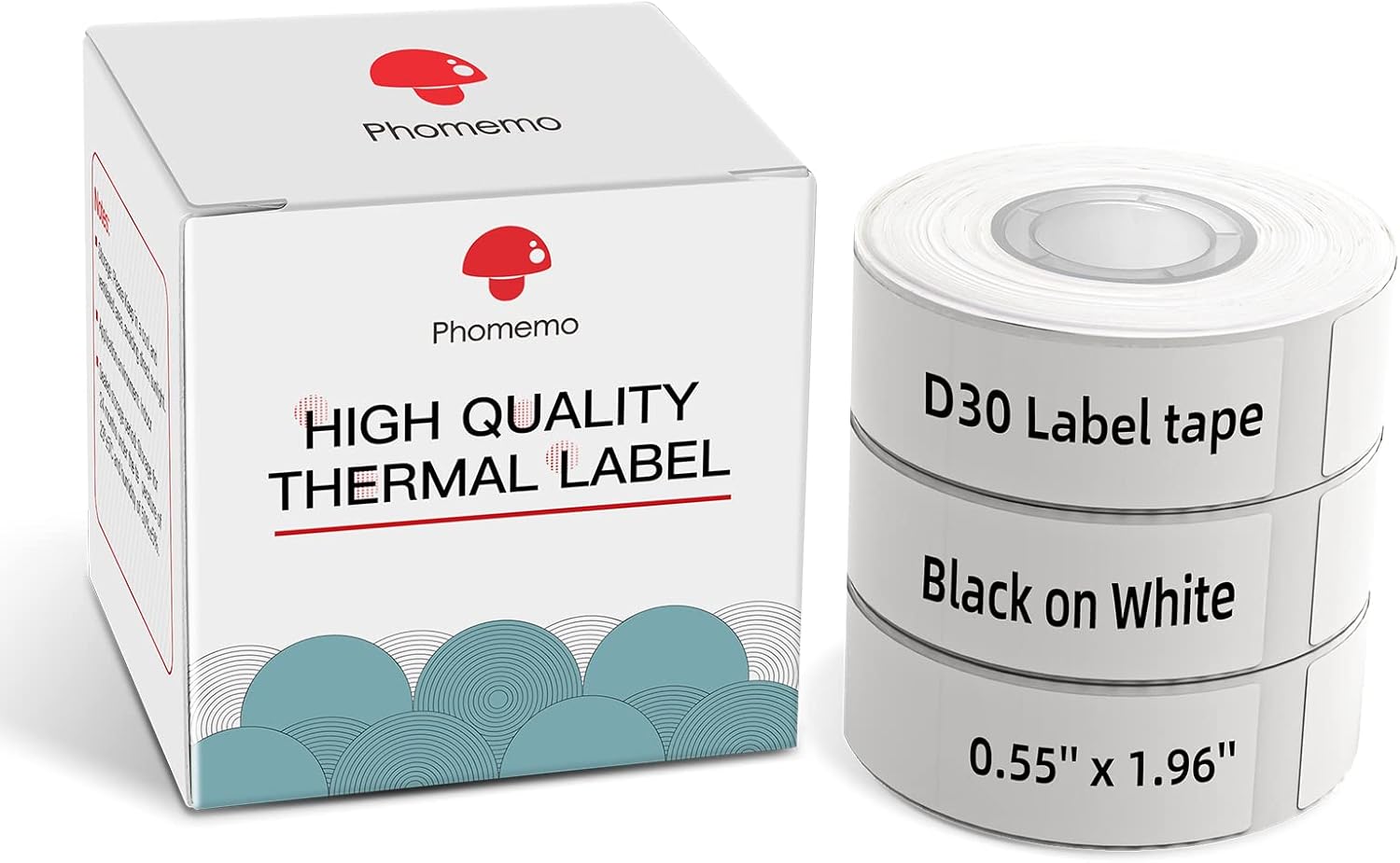 Waterproof Self-Adhesive Barcode Labels - 130Pcs x 3 Rolls