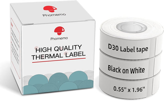 Waterproof Self-Adhesive Barcode Labels - 130Pcs x 3 Rolls
