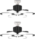 Garage Light 100W with 6 Adjustable Panels - Ultra Bright LED
