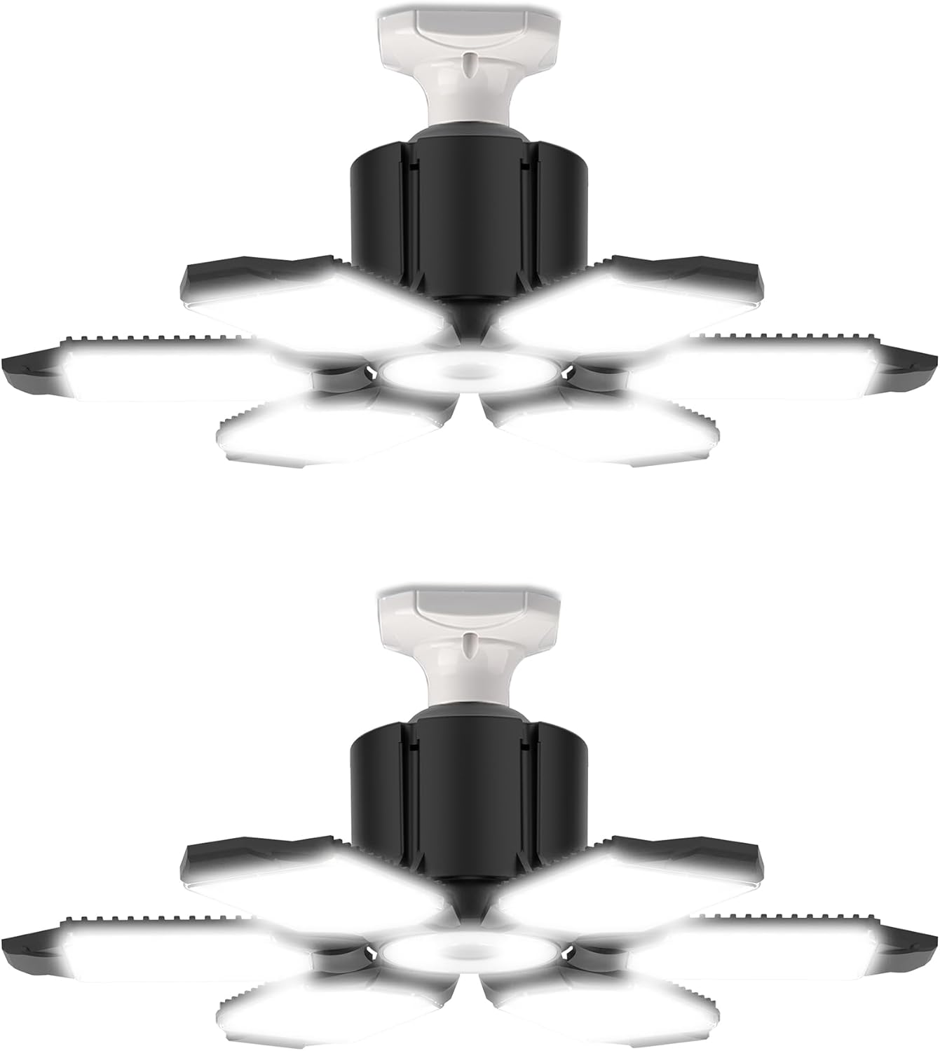 Super Bright Garage Light 100W with Adjustable Panels for Home