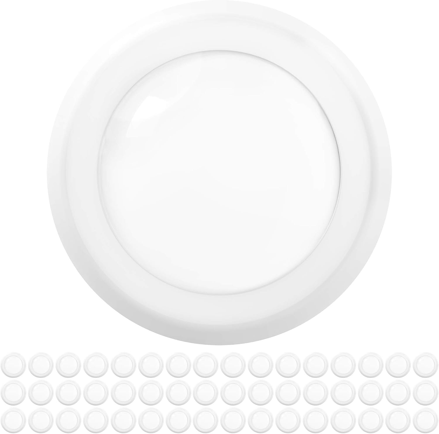 LED Disk Lights for Recessed Ceiling by Sunco - 48 Pack