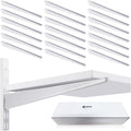 Adjustable Shelf Brackets for Double Track System 14.5 in - Heavy Duty