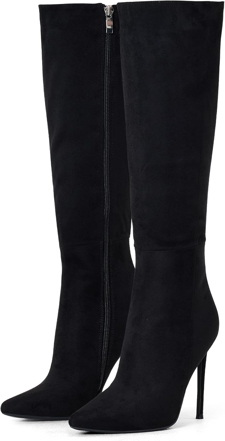 Elisabet Tang 4 inch Women's Knee High Long Boots for Style