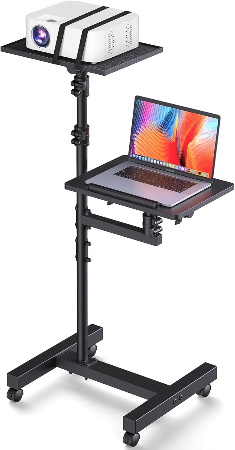 Mobile Tripod Stand: Adjustable Height, Portable Convenience