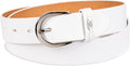 Tommy Hilfiger Women's TH Ornament Logo Casual Leather Belt for Jeans