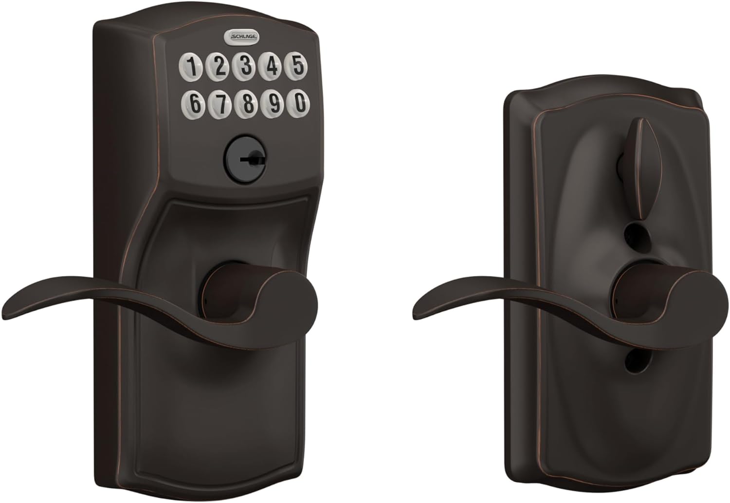 SCHLAGE FE595 CAM 716 ACC Keypad Entry with Flex-Lock Features