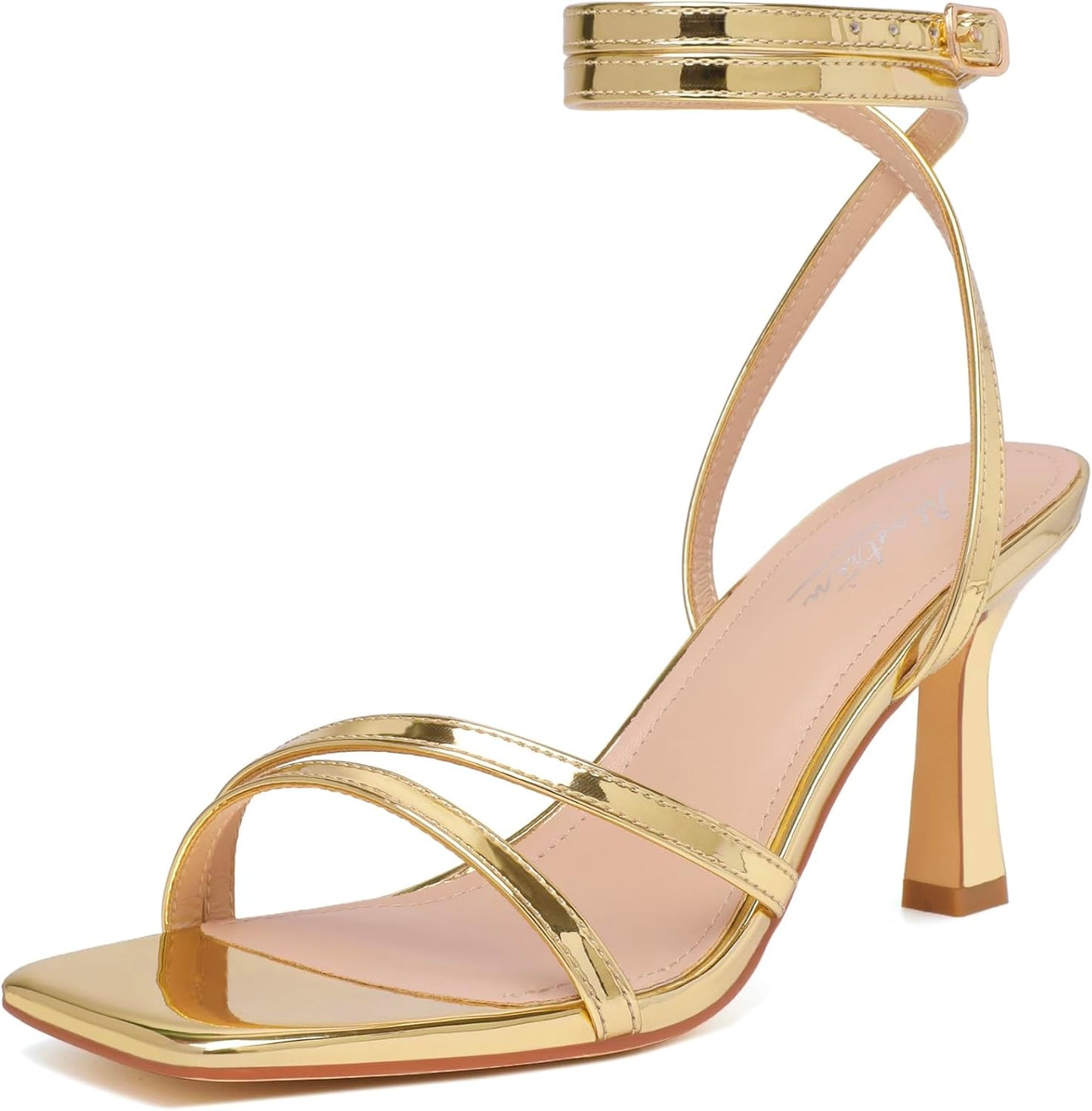 Mostrin Womens Sandals Strappy Heels for Elegant Style