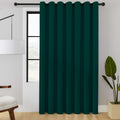 Forest Green Room Divider Curtain 100 x 120 in - Blackout Privacy