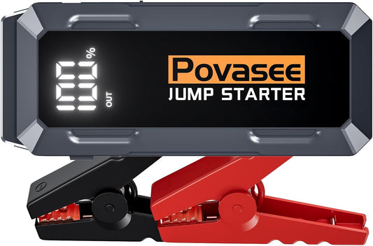 4000A Jump Starter with LCD Display - Power Up Any Vehicle Quickly!