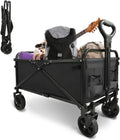 Collapsible Foldable Wagon Beach Cart Large Capacity - Portable Helper