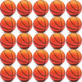 Mini Basketball Stress Balls 60 Pack - 2.5in Foam Party Favors