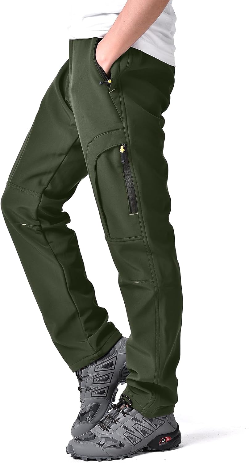 Toomett Men's Hiking Snow Pants for Winter Outdoor Activities