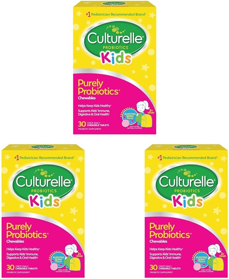 Culturelle Kids Chewable Daily Probiotic for Digestive Health
