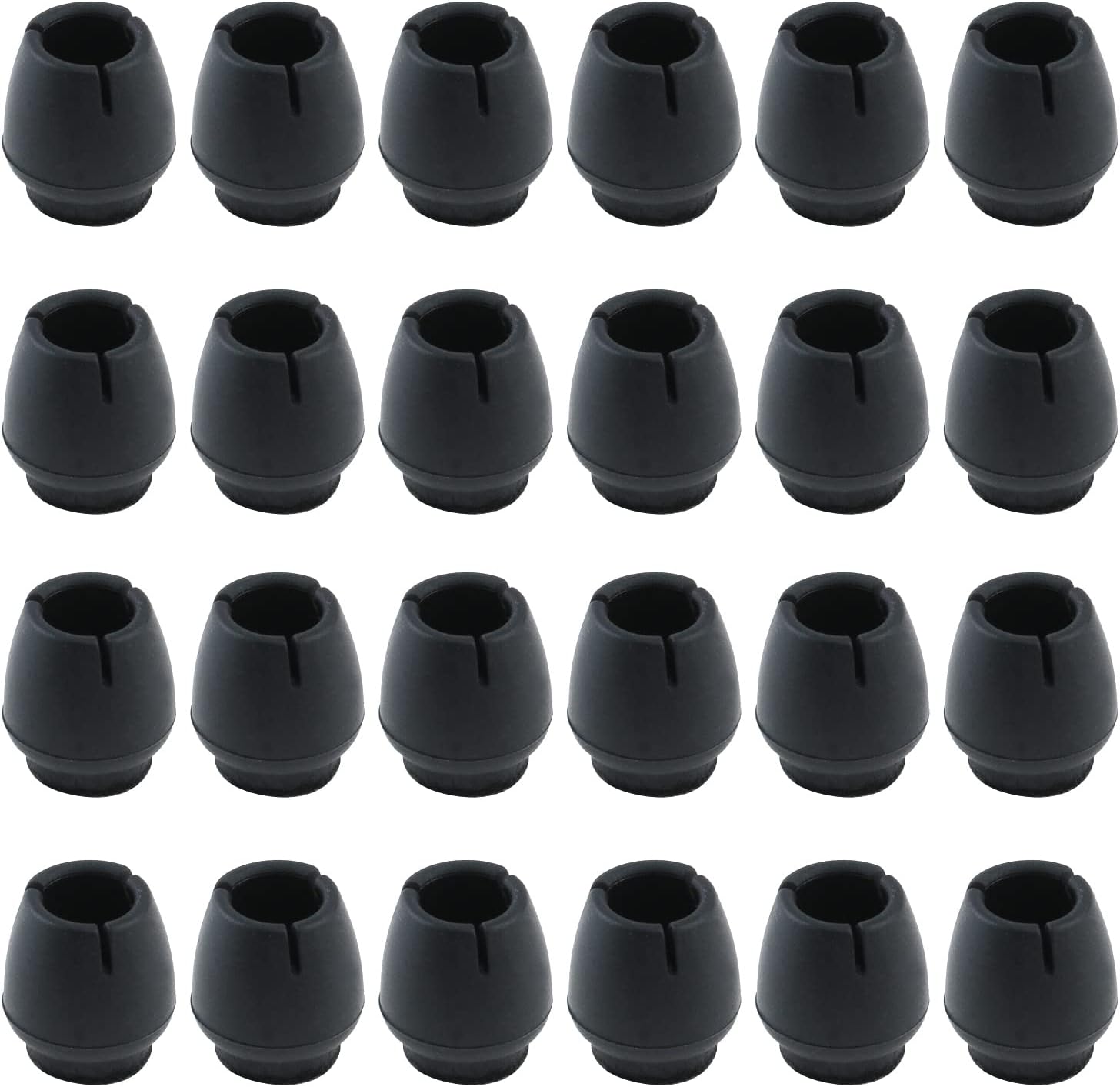 Antrader Silicone Furniture Pads - Non-Slip Floor Protectors for Round Feet 4/9 to 5/8