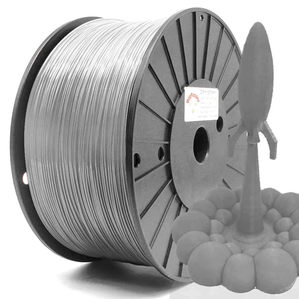 RepRapper Gray MPLA Extra Strong PLA Plus Filament for 3D Printing
